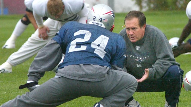 Patriots - Ty Law Bill Belichick